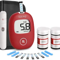 Safe AQ Smart With 50Strips Blood Glucose Monitoring Glucometer-17