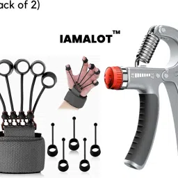Finger Stretcher Finger And Hand Gripper fitness kit Gym & FitnessKit(Pack of 2) Hand Grip/Fitness Grip-image-23