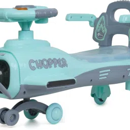 Swing Car Chopper for Kids with Music & Horn Steering Light Rideons & Wagons Non Battery Operated Ride On-image-51