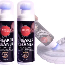 Zig Zag Instant Shoe Sneaker Cleaner for Dirt and Stains Includes Lid Brush Pack of 3 Cleaner-image-68