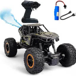 Remote Control Metal Car for Kids with Mist Smoke Monster Truck rock crawler_FT7-27