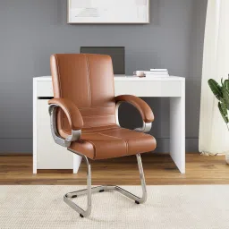 Deluxe Split Leather Office Executive Chair-image-45