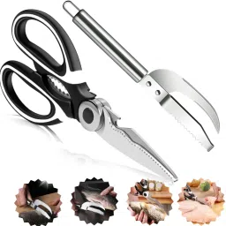 Fish Scale Remover,Maw Knife Scraper & All in One Scissor - Fish Cleaning Tools Fish Scaler-14