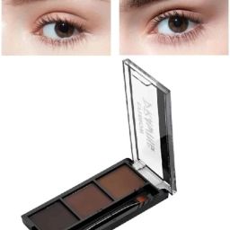 3 Shades Eyebrow Palette | Waterproof Eyebrow Filler with Brush 1pack-image-22