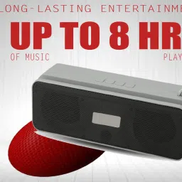 BVEXO Zing Portable Wireless Speaker with Inbuilt-FM & Immersive Sound [GY1] 16 W Bluetooth Speaker image 3