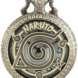 Mubco Naruto Style Antique Pocket Watch Keychain Key Ring | Gift for Women Men HP_9780 Metal Metal Pocket Watch Chain-image-1