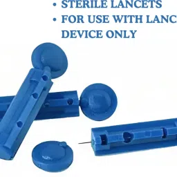 gluco spark 100 Strips and 100 sterile Lancets | Meter not included, Strips and lancets for Glucometer image 3