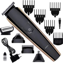 KJHG Rechargeable All in One Hair Clipper Body Hair Trimmer Nose Beard Grooming Kit 80 min Runtime 4 Length Settings-picture-8