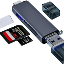AiFit New ✅ 6 in 1 USB3.0/Type C /Micro Memory Card Reader USB OTG, Flash Drive Card Reader-image-22