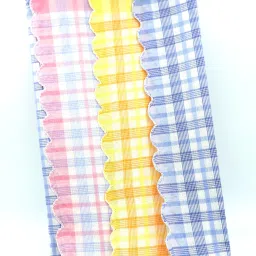 Maskey Premium Pure Cotton (Size:26x26cm) (3colors x 2each =6pcs) Embroidered Abstract Iconic Designer Ladies Rumal / Hanky ["Multicolor"] Handkerchief-image-47
