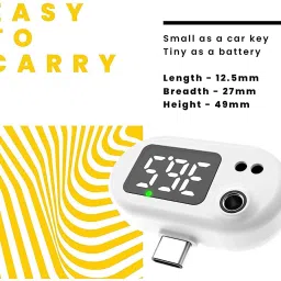 Vandelay VIT-801 Portable Infrared Thermometer (Powered by mobile) - Compatible with Android (C type) Thermometer image 5