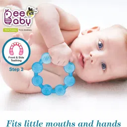beebaby Ring Water Filled Teether with Carry Case, Cooling Teether, BPA free 3M+ Teether image 5