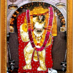 Mehandipur balaji photo frame with laminated sheet . size [5x7 inch ] Religious Frame-image-89