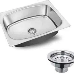 Denmark Home Kitchen Sink Single Bowl super delux quality kitchen sink_24X18X9 inches Top Mount-image-29