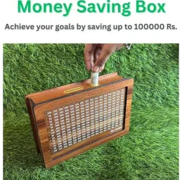 Wooden Coin Box, Money Saver, Piggy Bank with Numbers Coin Bank-image-20