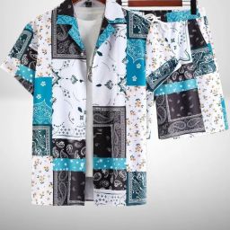 Men Night Suit Set Multicolor Printed-image-96