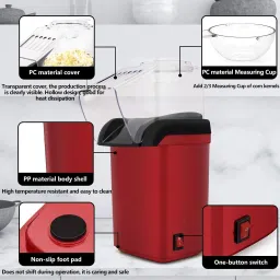 double safety Chicago Popcorn Maker Chicago Popcorn Maker 150 ml Popcorn Maker image 4