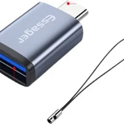 ESSAGER gray type c usb Phone Converter-60