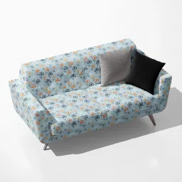 AZ5007950SOF_FB_RF_R-SP_D56^80_VL Hand Drawn Floral Pattern D1 Velvet Sofa Fabric Sofa Fabric-73
