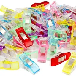Swing Clips Multicolor for Sewing Craft Clamps, Crafting, Crochet and Knitting - 40 PCS Knitting Pin-10