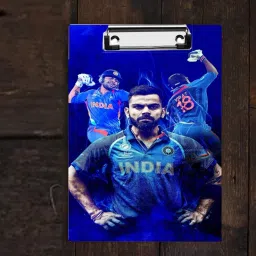 Virat King Kohli Digital Reprint Clip Board Exam Pad Size (14x10 Inches)-picture-5