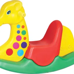 Jumbo Giraffe Ride On (Colour May Vary) Rideons & Wagons Non Battery Operated Ride On-13