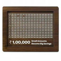1,00,000 Rupees Money Saving Coin Piggy Bank | Piggy Bank with Easy Tracking Coin Bank-image-73