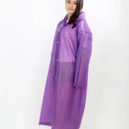 Solid Women Raincoat-picture-13