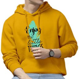 woostro Men Full Sleeve Printed Hooded Sweatshirt-picture-1