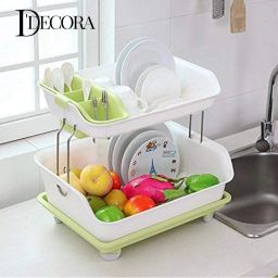 Dish Drainer Kitchen Rack Plastic-image-60
