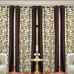 152.4 cm (5 ft) Polyester Semi Transparent Window Curtain (Pack Of 4)-11