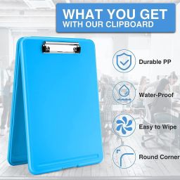 vallianz A4 Clip Pad with Storage and Document Storage image 2