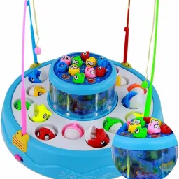 Fishing Fish-Catching Game with 26 Piece Fishes, 2 Rotary Ponds and 4 Pods-picture-19