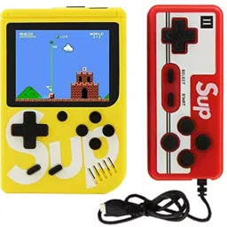 Point Zero 400 in 1 Sup Games Retro Game Console Handheld,with Rechargeable Remote Control N/A GB with Inbuilt 400 Games, Super Mario, Mario,Snow Bros, Turtles,Adventure Islandad-63