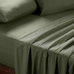 maspar Green Solid 200 TC Cotton Single Bed Sheet with 1 Pillow Cover 24 Collection-picture-7