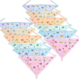 New Born Baby Cotton Nappies, Langot Washable Reusable 12 pcs (Free Size)-27