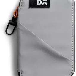 Men & Women Travel Grey Fabric Card Holder-image-18