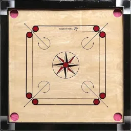 Carrom Board 32 Inch Medium Size For Family Kids & Professional 103 cm Carrom Board-image-53