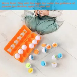 kamsons Puzzle with Eggs for Color & Shape Recognition for Kids image 4