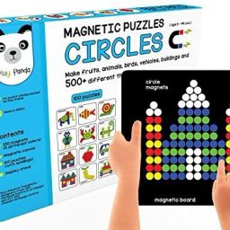 Toy Mall Magnetic Puzzles : Circles JR with 250 Colorful Magnets-image-26