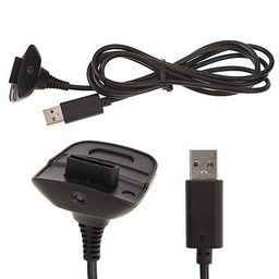 dealingames USB Charging Adapter Cable Cord for Xbox 360 Wireless Controller image 3