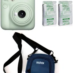 FUJIFILM Instax mini 12 Mint Green With 10x2 Film & Pouch Instant Camera-picture-10