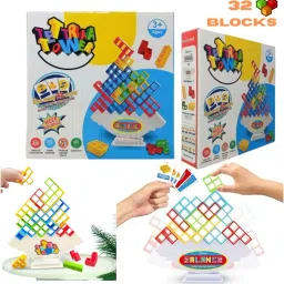 Tetra Tower Stacking Game – Balance Blocks for Kids Adults-picture-28