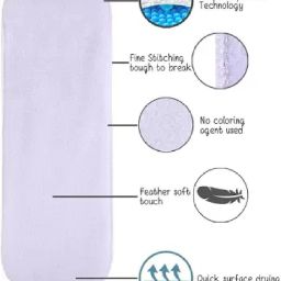 swito mart 5 LAYER HIGH-QUALITY WASHABLE REUSABLE MICROFIBER NAPPY LINER INSERTS PACK OF 8 image 2