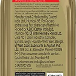 castrol POWER1 10W-30 4T Engine Oil for High Performance Bikes|3-in-1 Synthetic Technology|BS VI Ready Full-Synthetic Engine Oil image 2