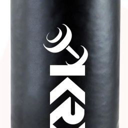 Ultimate 3 Feet Filled Black Punching Bag PU Leather with Chain Hanging Bag-8