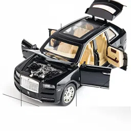 1/32 Rolls-Royce Cullinan SUV Diecast Model Car Toy Collectible Sound Light Gift-image-1