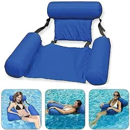 nishiv Beach Floating Recliner and Floating Pool Chairs Swimming Pool Chair Inflatable Swimming Mats image 3
