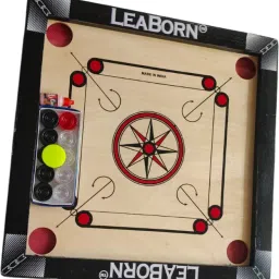 Premium Small Carrom Board – 20-Inch Wooden Game Set for Kids & Family Fun 3 cm Carrom Board-picture-16