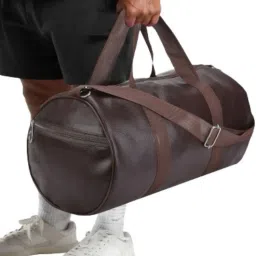 20 L Gym Duffel Bag - Gym Duffel Bag With Shoulder (Brown), 20 cm - Brown-image-99